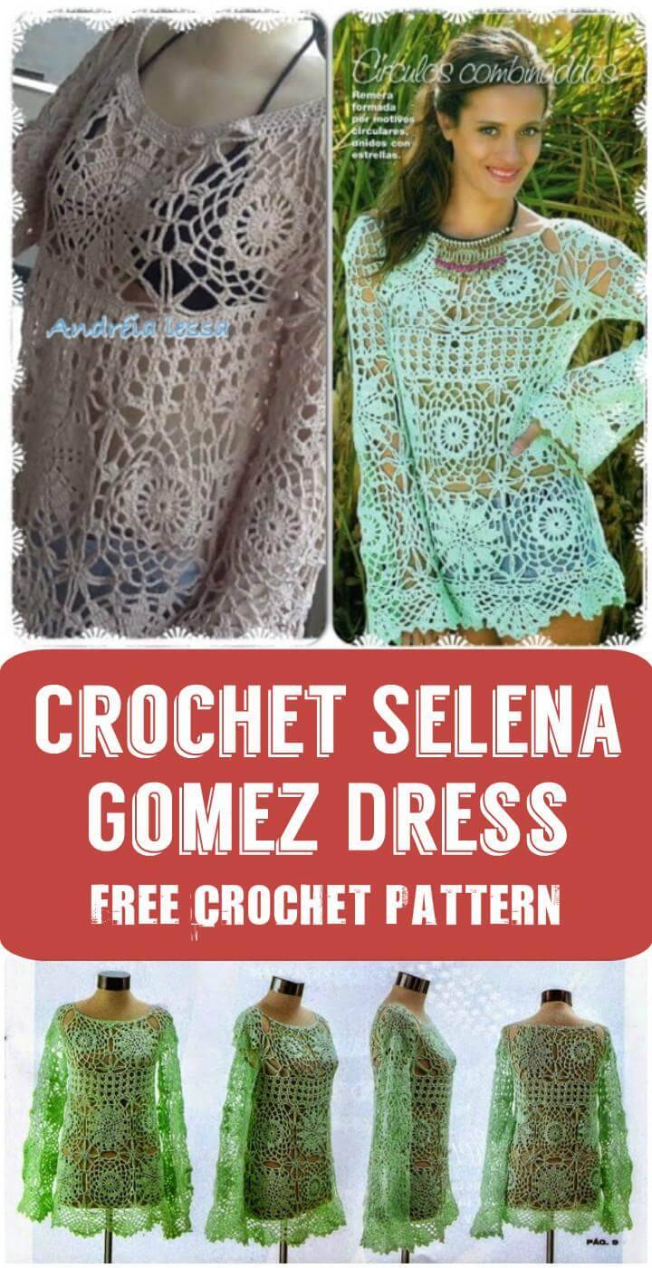 Crochet Selena Gomez Dress Free Crochet Pattern